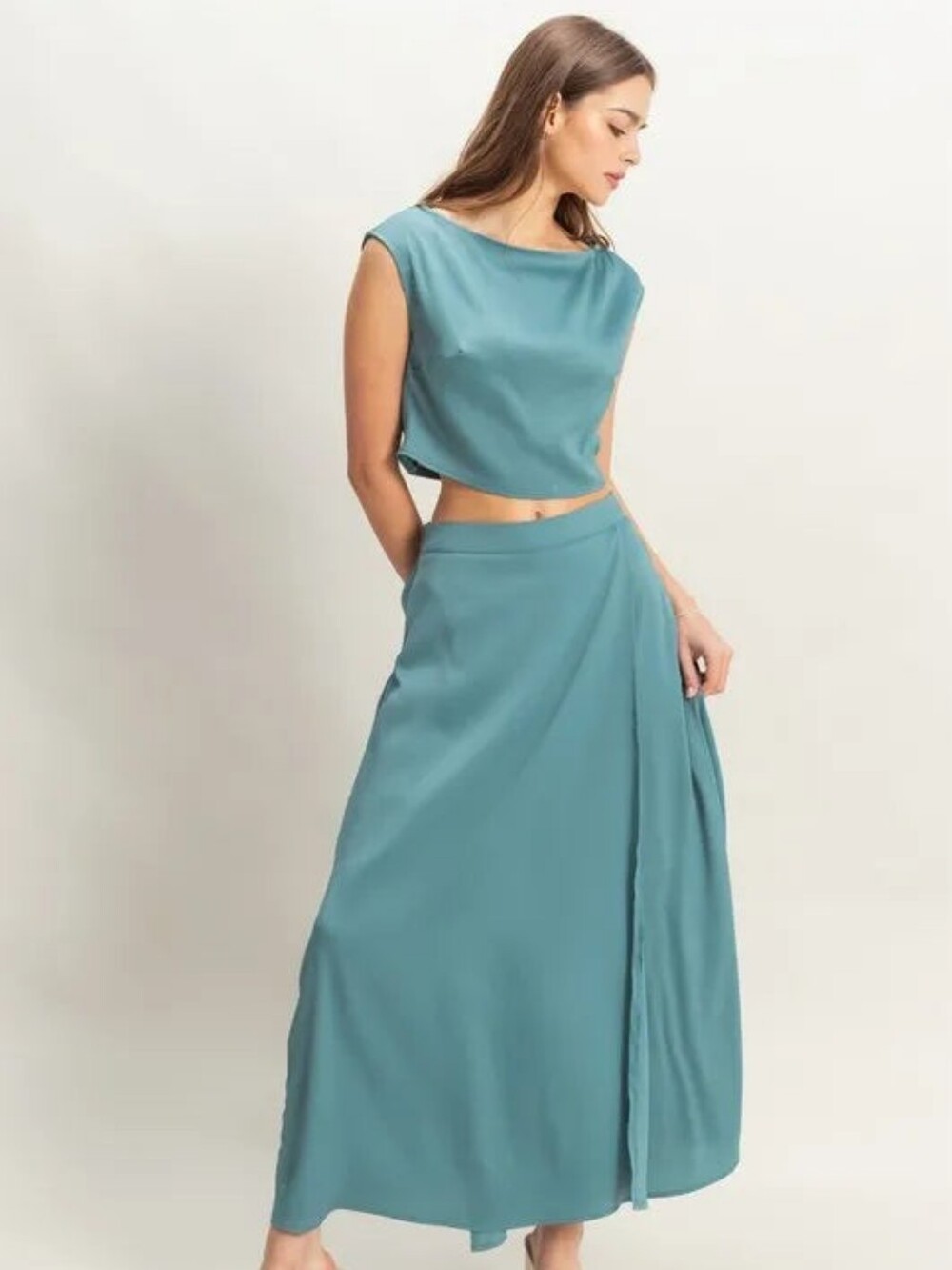 Dream In Slate Maxi Set